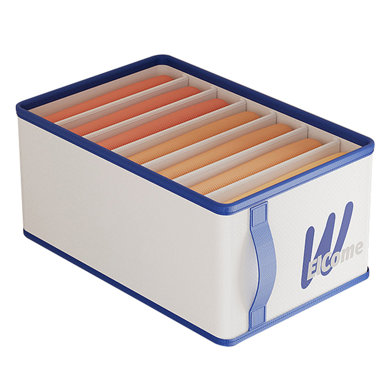 Large 7 Compartments Foldable PE+PP Wardrobe Clothes Organizer Moisture-proof Pants Storage Box Large 7 Compartments Foldable PE+PP Wardrobe Clothes Organizer Moisture-proof Pants Storage Box